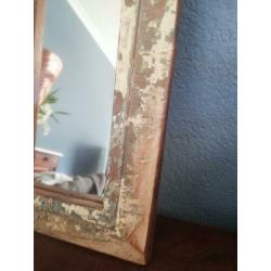 Spiegel India Hout 33,5x17,5cm