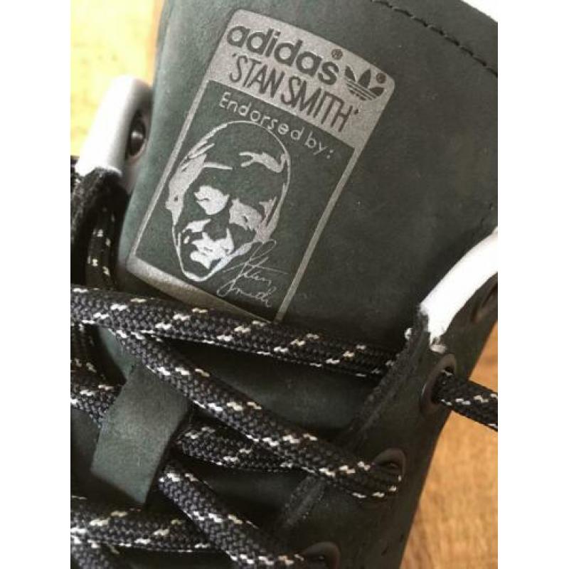 Nieuwe zwarte leren Adidas sneakers maat 38