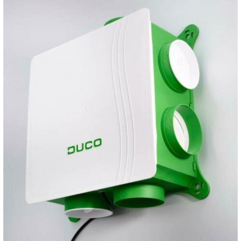 DucoBox Silent met randaarde stekker + VOCHT boxsensor + bed
