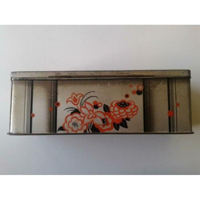Vintage Retro 2 blikken Patria creamcrackers