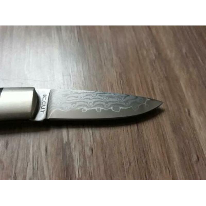 japans zakmes damast mes desert ironwood VG10 staal jachtmes