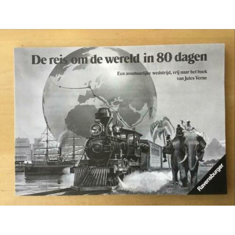 Spel REIS OM DE WERELD IN 80 DAGEN vanaf 10 jaar - ZGAN