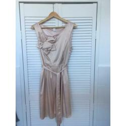 VILA jurk oudroze/nude/champagne maat M *bruiloft*