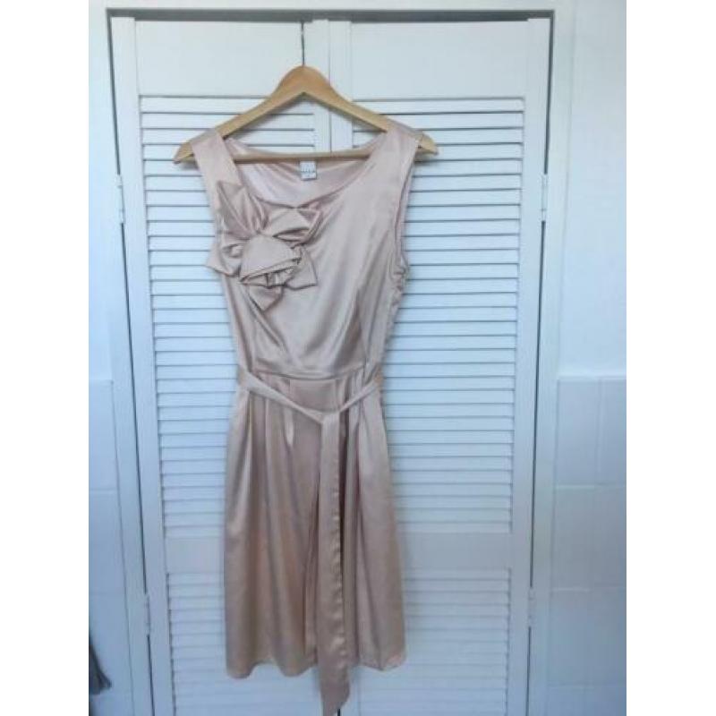 VILA jurk oudroze/nude/champagne maat M *bruiloft*