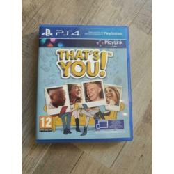 That's you ps4 videogame