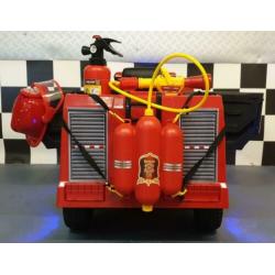 Elektrische kinderauto Brandweer 12volt, verlichting/geluid