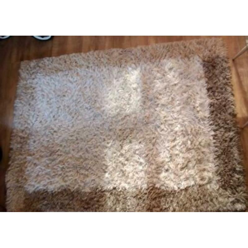 Beige Handgeknoopt Tapijt (India) / 165 x 235 cm