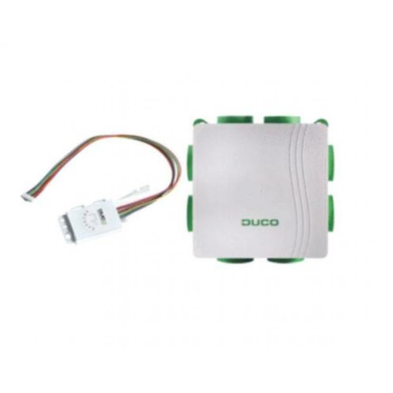 DucoBox Silent met randaarde stekker + VOCHT boxsensor + bed