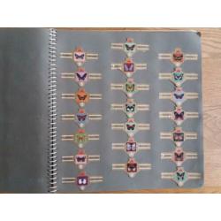 Verzameling sigarenbandjes o.a. van Willem II, Uiltje etc.