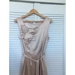 VILA jurk oudroze/nude/champagne maat M *bruiloft*