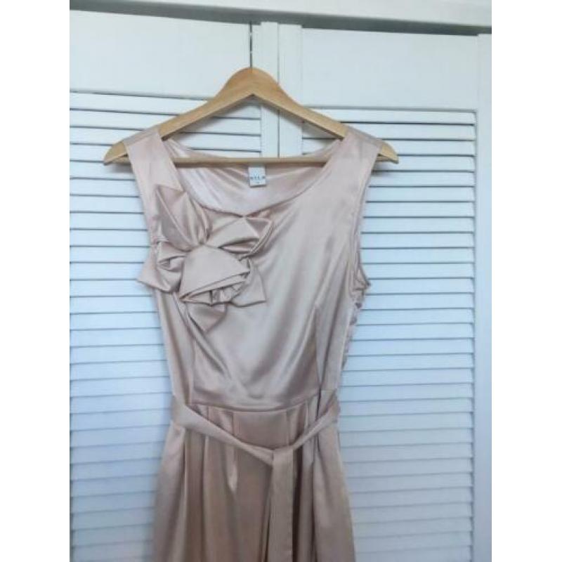 VILA jurk oudroze/nude/champagne maat M *bruiloft*
