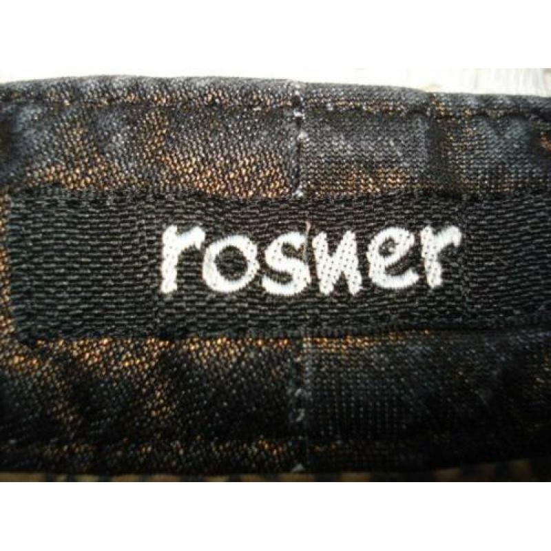 Bronskleurige broek mt 36 van Rosner aangeboden