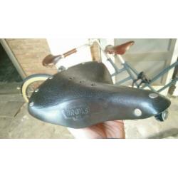 Vintage Brooks B72 Zadel En F&S Duamatic Naaf Terugtraprem