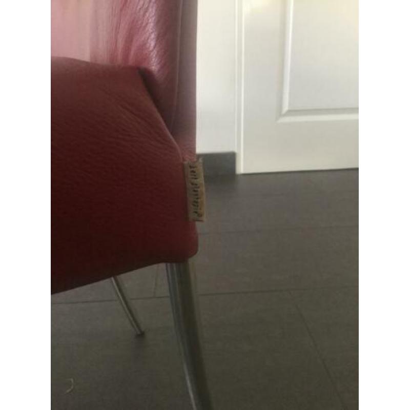 Leren eetkamer stoelen Bert Plantagie