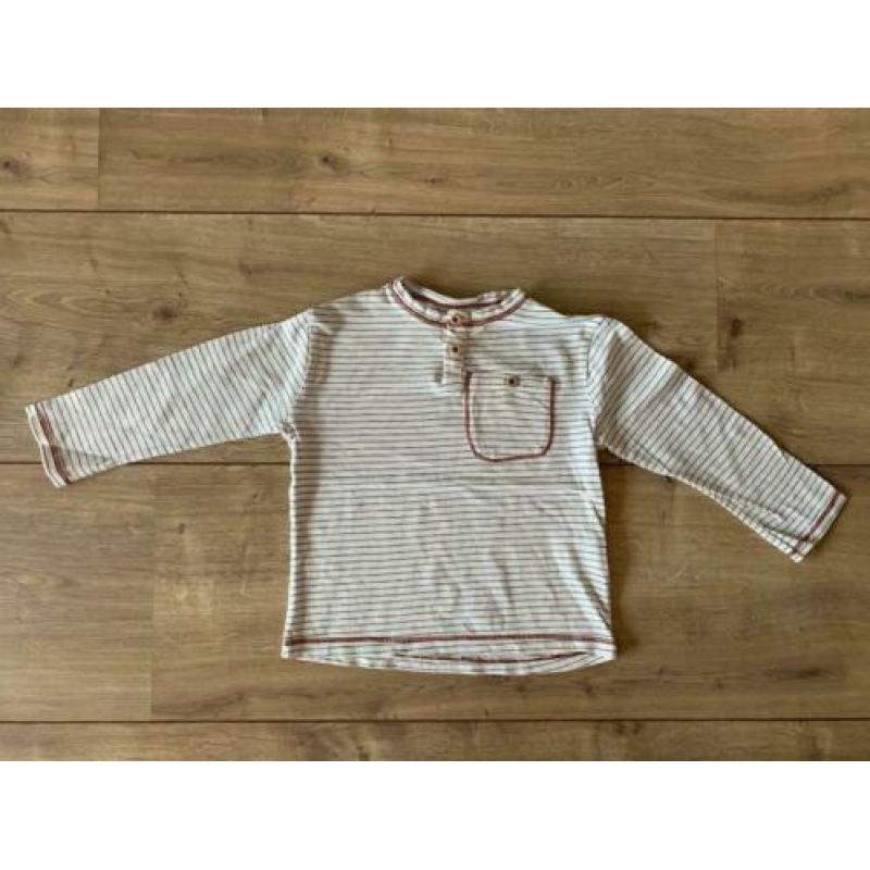 Z.g.a.n. Longsleeve, gestreept, van Zara Baby, maat 86 / 92