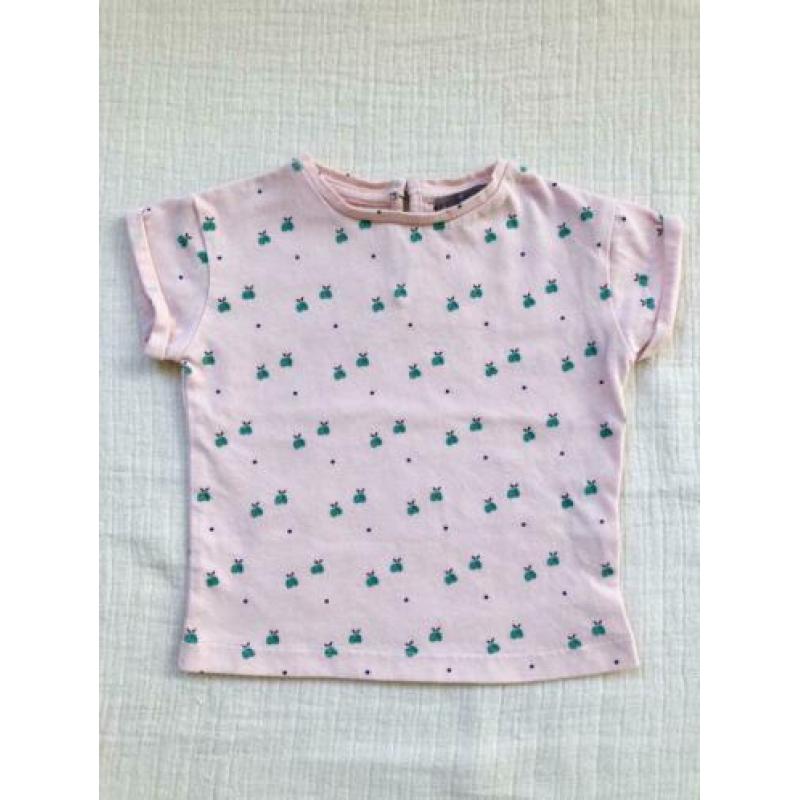 Emile et Ida shirt & broekje lichtroze mt 62