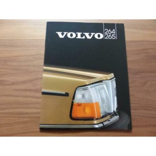 Volvo 264 en 265 brochure 1982