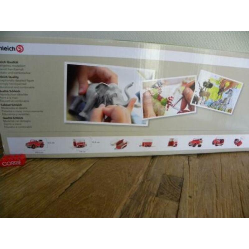 Schleich muller rode jeep en trailer