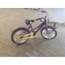 20 inch kinderfiets meisje paars