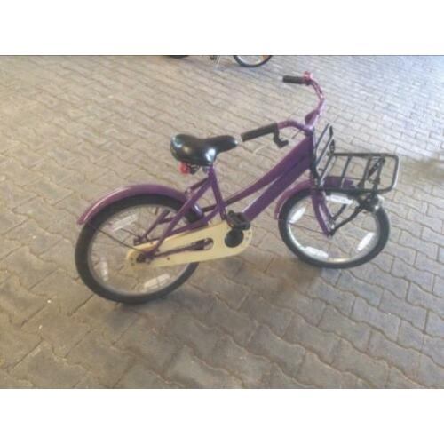 20 inch kinderfiets meisje paars
