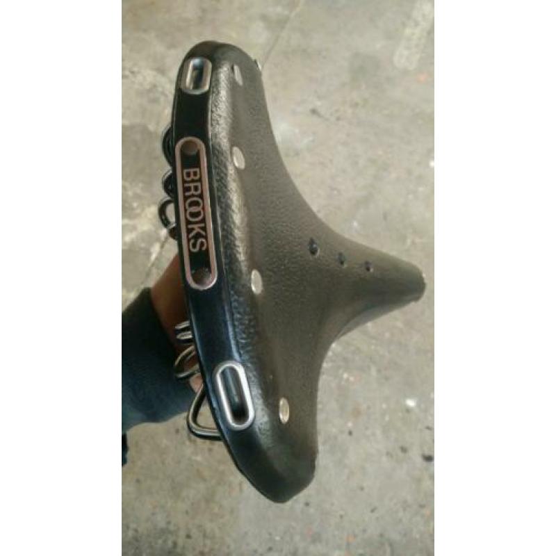 Vintage Brooks B72 Zadel En F&S Duamatic Naaf Terugtraprem