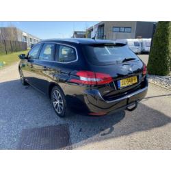 Peugeot 308 1.6 E-hdi 88 KW SW 2015 Zwart