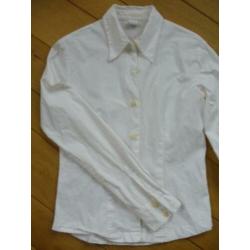 HEMA bloes wit stretch maat S - nieuw -