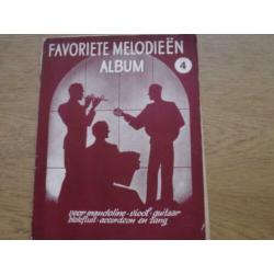 Favoriete melodieën album 4 - voor mandoline+viool+guitaar+b