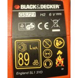 Accu buxusschaar - Black & Decker GS721 (6.0V)