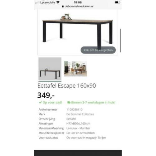 Salontafels, tv meubel, eettafel