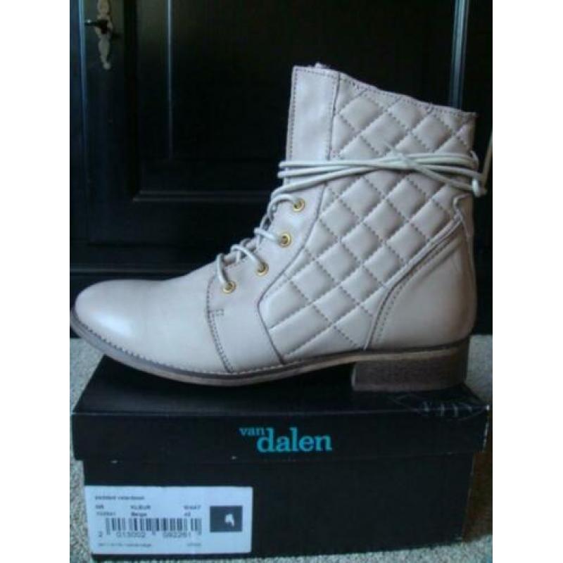 Nieuw Veterbooties/Enkellaars VAN DALEN Mt 42(past 41/41,5)
