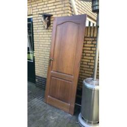 Hardhouten binnendeuren 3stuks incl scharnieren