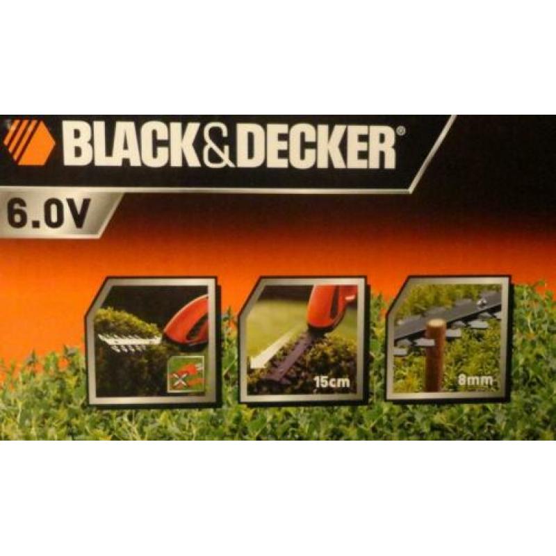 Accu buxusschaar - Black & Decker GS721 (6.0V)