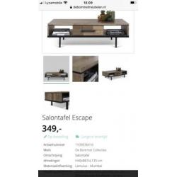 Salontafels, tv meubel, eettafel