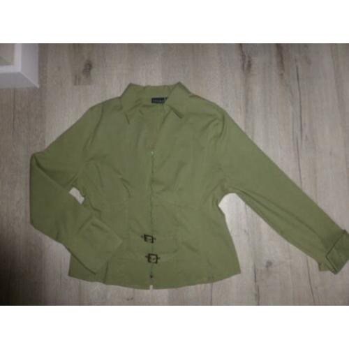 Vechy nieuw groen blouse/jasje mt. 40