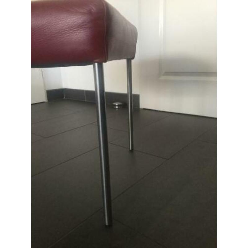 Leren eetkamer stoelen Bert Plantagie