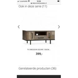 Salontafels, tv meubel, eettafel