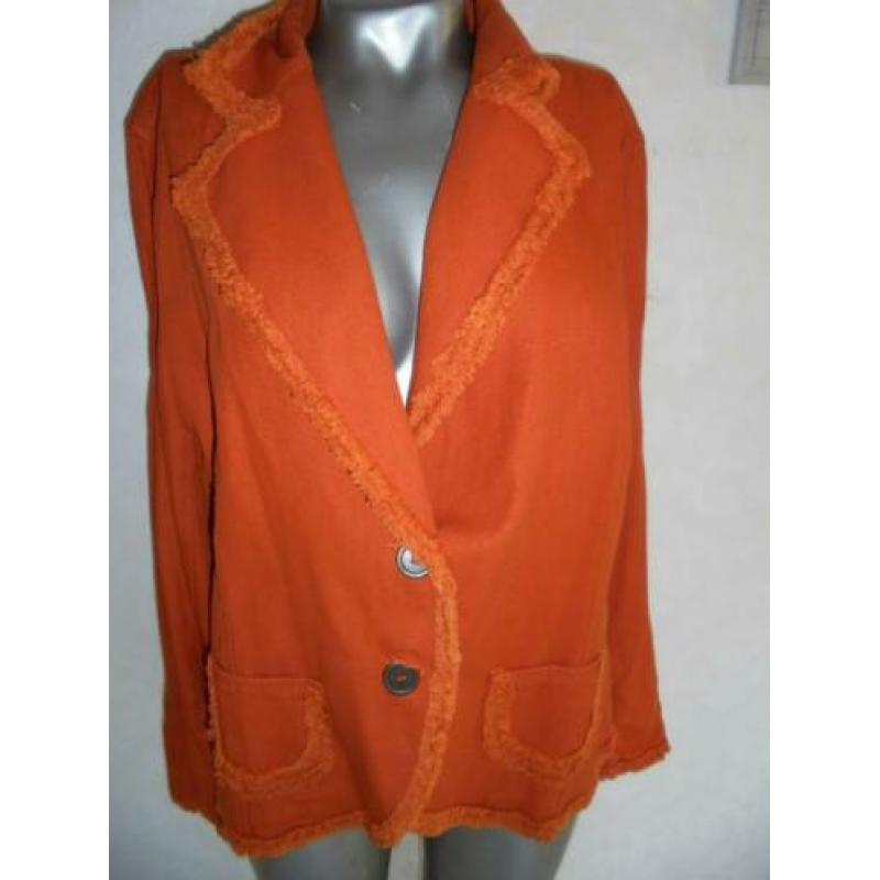 nieuw met kaartje oranje jasje