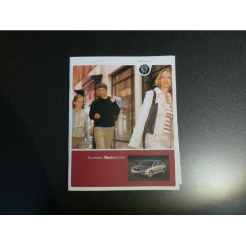 autofolder / brochure Skoda Octavia modeljaar 2004