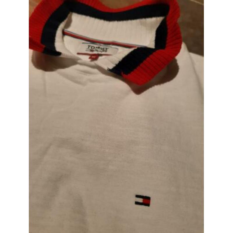 Tommy Hilfiger witte sweater trui L