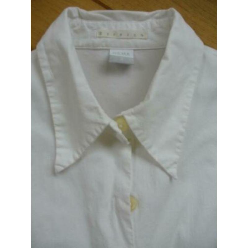 HEMA bloes wit stretch maat S - nieuw -