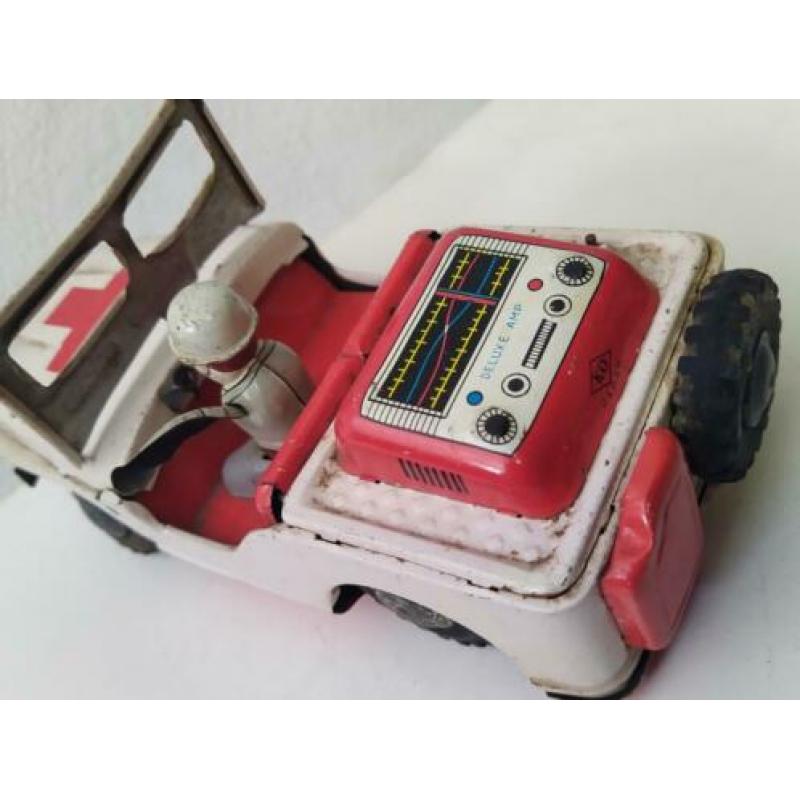 Willy jeep Red cross blik Ko Japan vintage Tintoy Pol