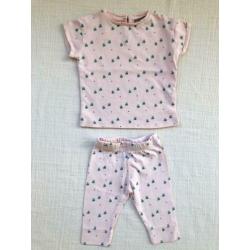 Emile et Ida shirt & broekje lichtroze mt 62