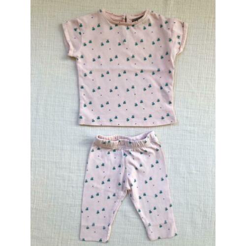 Emile et Ida shirt & broekje lichtroze mt 62