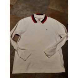 Tommy Hilfiger witte sweater trui L