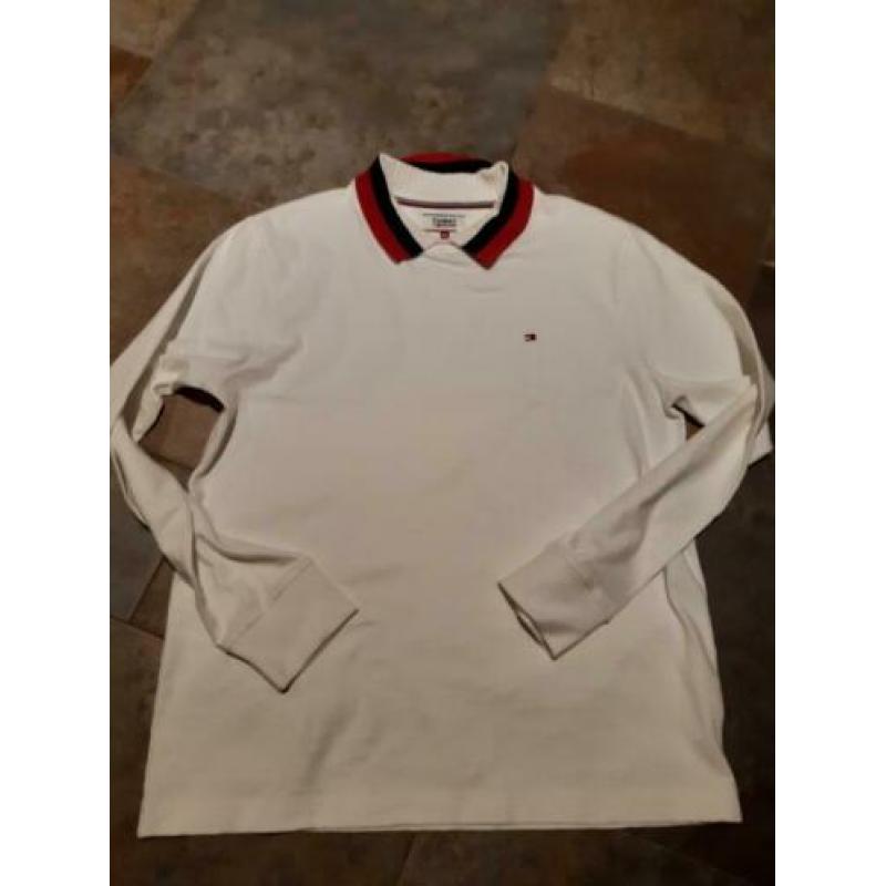 Tommy Hilfiger witte sweater trui L