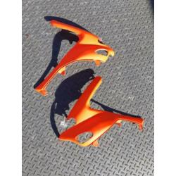 Gilera Runner kappen koplamp omlijsting voorkap oranje fluor