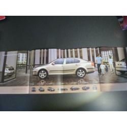 autofolder / brochure Skoda Octavia modeljaar 2004