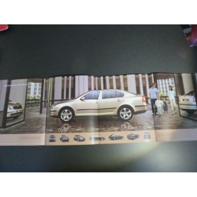 autofolder / brochure Skoda Octavia modeljaar 2004