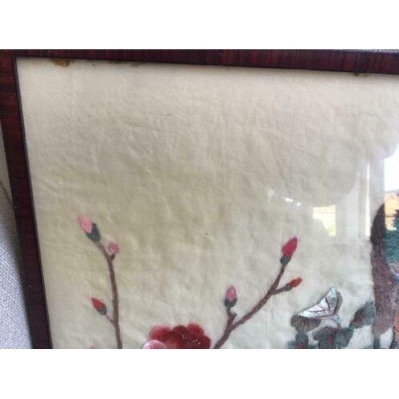 Chinese kunst geborduurd schilderij